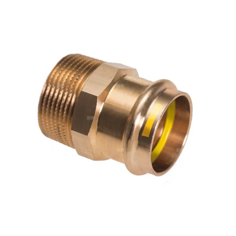 Super okazja Nypel przejściowy IBP PG 4243 G do gazu (złoty), 1/2‘‘ x 15 mm (MZ x GZ)